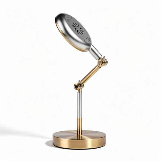 Lampa biurkowa z regulowanym ramieniem z metalu - 30 x 15 x 45cm